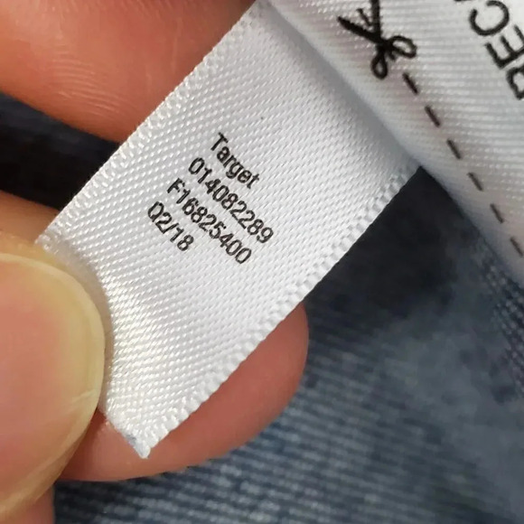 Women's UNIVERSAL THREAD Jeans Patchwork Straight Mid Rise SZ 6/28R Med Ligh Raw - Picture 9 of 12